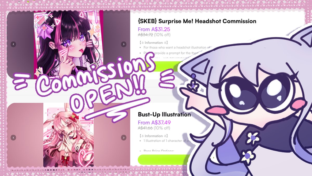 Rilliae ୨ৎ Artist || Commissions open!! tweet media