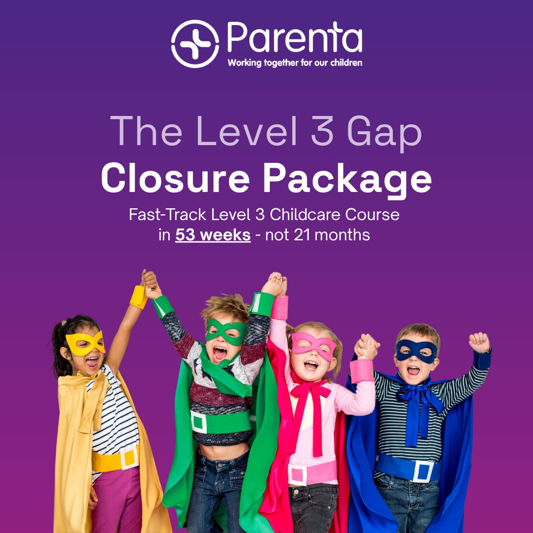 TheParentaGroup's tweet image. Why wait 21 months for staff to qualify? 🚨 Close your Level 3 gap in just 53 weeks with the Workforce Stability Framework. 

Get counted in ratio faster and stop the staffing crisis.

👉 Book a call:bit.ly/41CAHte 

#earlyyears #recruitment #eyfs #parenta