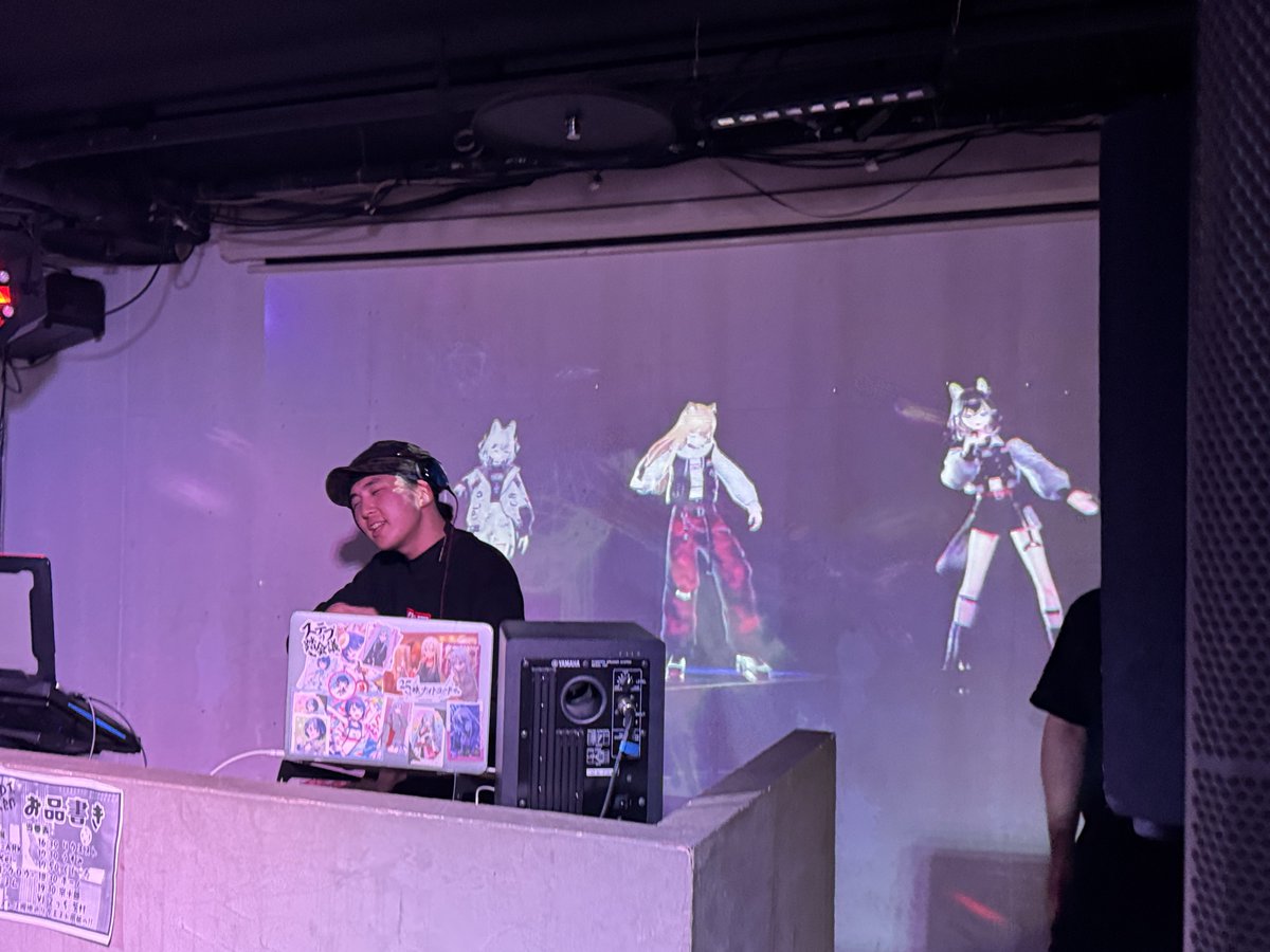 ハコ間違えたかと思った（最高でした）
 #てんあげDJ