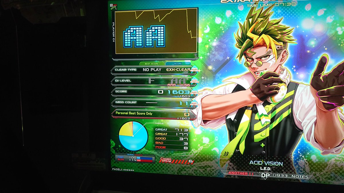 schotte_'s tweet photo. キューブ60個ちょうどでACID VISION 解禁！
DPAラスト怖いし、鳥もフルコンも目が無え(白目) https://t.co/fPrQOLx6ip