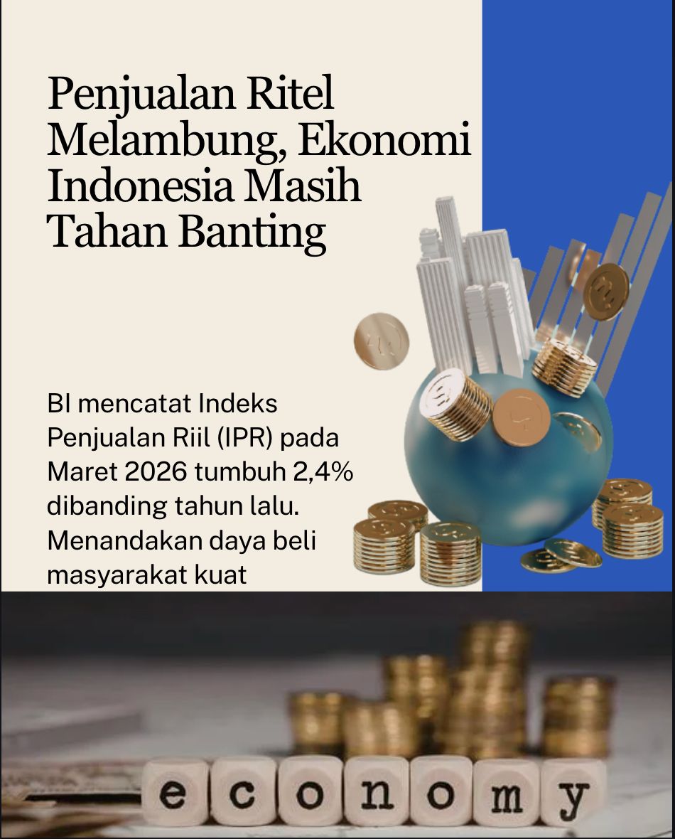 Bulyarenal95's tweet image. Maret 2026 jadi bukti kalau perputaran ekonomi kita masih sangat kuat. #Ekonomi #Indonesia #BeritaEkonomi