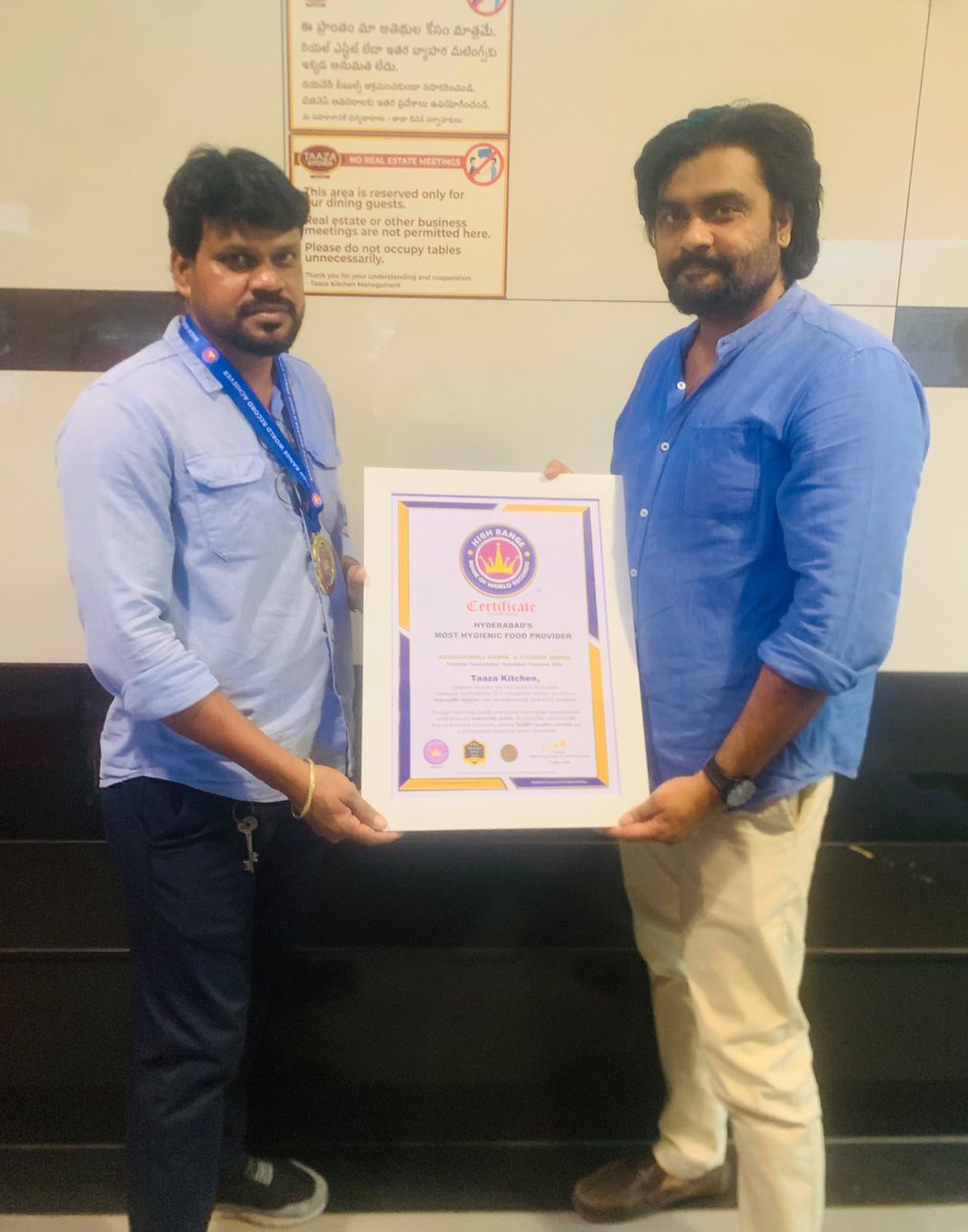 HighRangeBOR's tweet photo. HYDERABAD’S MOST HYGIENIC FOOD PROVIDER @ Taaza Kitchen, Hyderabad, Telangana, India.Taaza Kitchen,a premier breakfast provider based in Hyderabad, established in 2018, exemplifies culinary excellence, impeccable hygiene, and uncompromising food safety standards. #taazakitchen https://t.co/gHtM6Y4GL0