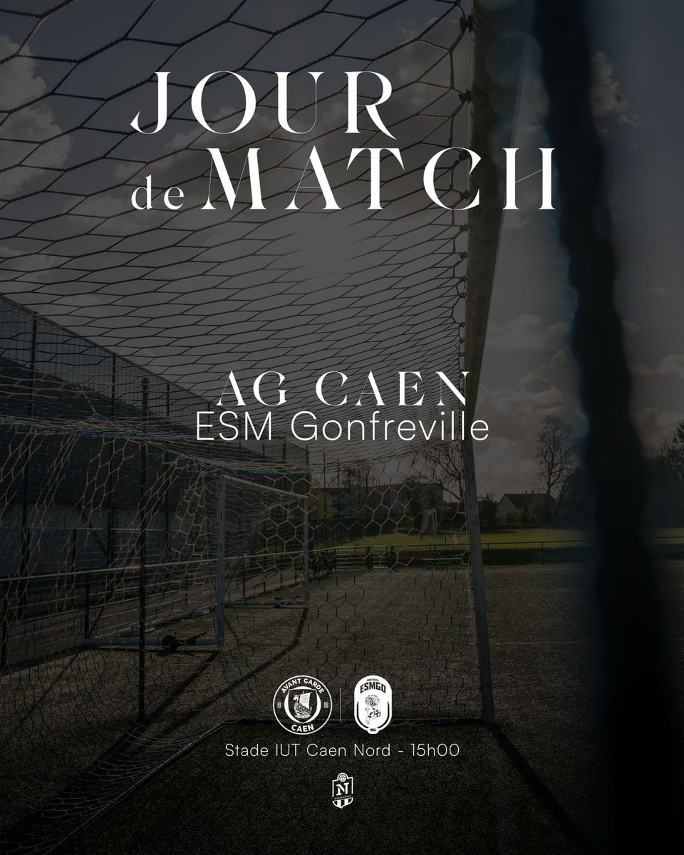 AGCaen's tweet photo. #AGCESMG | 𝑱𝒐𝒖𝒓 𝒅𝒆 𝒄𝒐𝒖𝒑𝒆 

🏆 Rendez-vous avec la Coupe de Normandie aujourd’hui !

🆚 ESM Gonfreville
🏟️ Stade IUT Caen Nord 2
⌚️ 15h

#AgCaen #AGC #teamAGC https://t.co/5RT14iFmLB