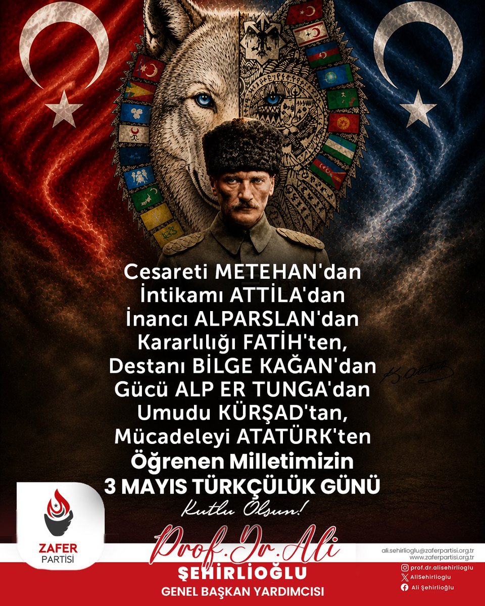 Prof.Dr. Ali Şehirlioğlu tweet media