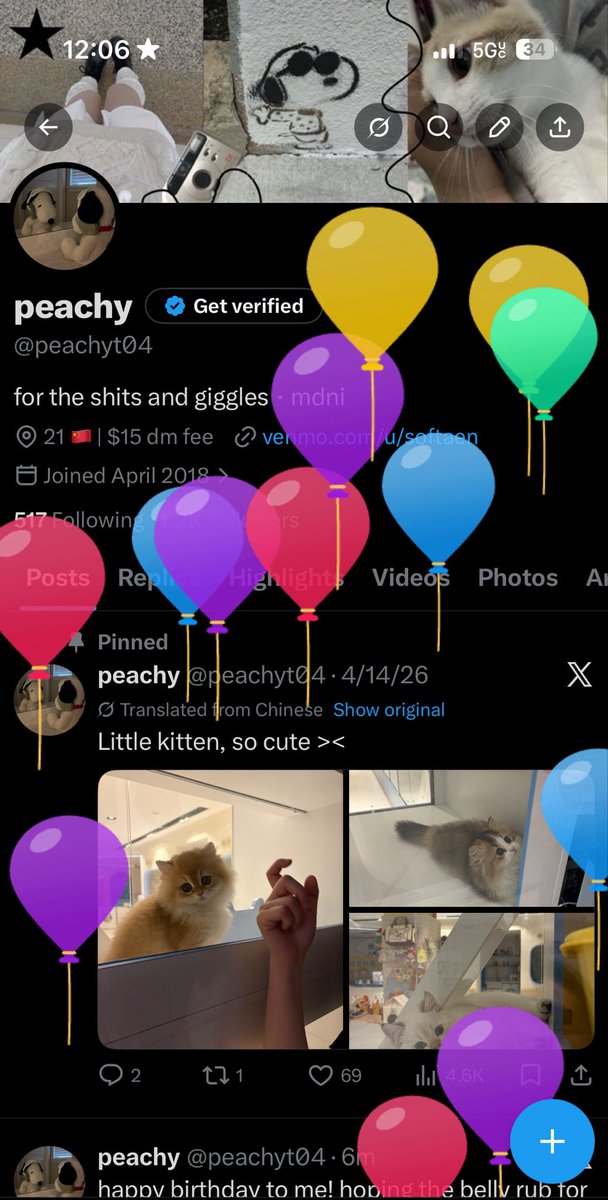 peachy tweet media
