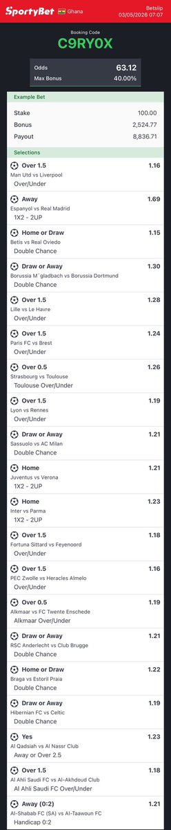 congratulationsodds💰⚽️ tweet media