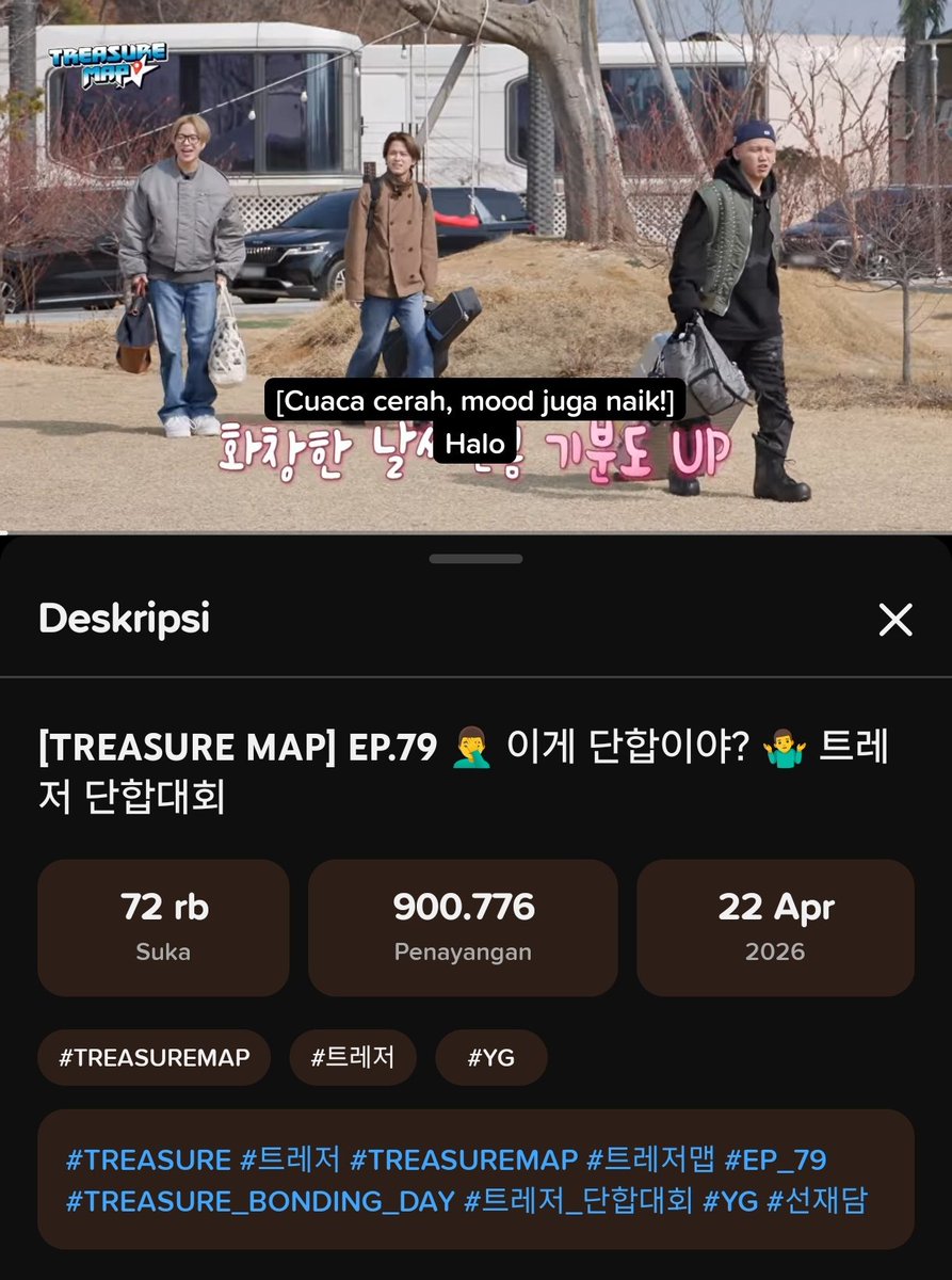 from99to05tme's tweet image. 🌞HAPPY 900K VIEWS TEUME🌞

🆘Please keep preparing for comeback🆘

TMAP Watchlist 👇
• 77▶️1M :youtu.be/huiuusn0CJ8
• 78▶️800K :youtu.be/WUrkr_tn34c
• 79▶️1M :youtu.be/FV_PYv8b1Lw
• 80▶️500K : youtu.be/lm6JEha1E_M

#트레저 #TREASURE