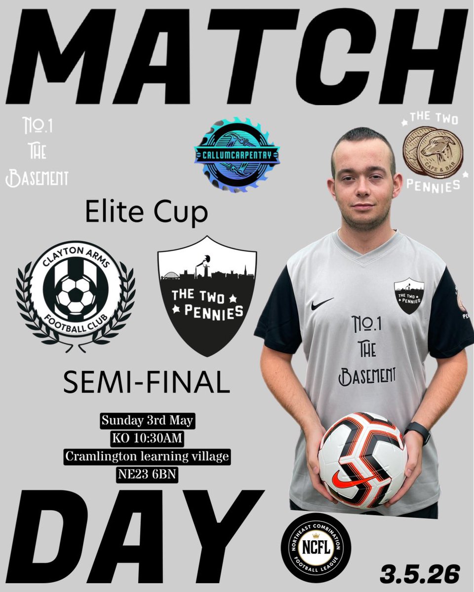 TheTwoPenniesFC's tweet photo. MATCH DAY!⚽️ 

Come and support the lads 🍻

#upthepennies https://t.co/k0f1I0Icl9