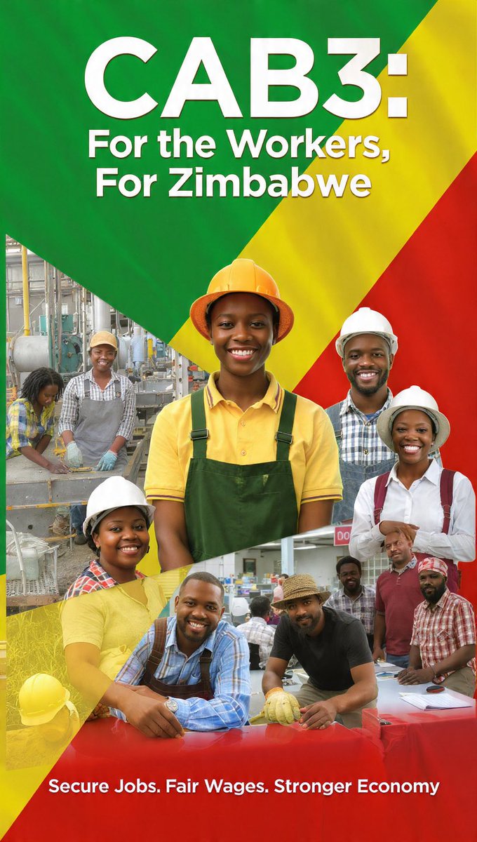 Mukudzeishe_pro's tweet image. No development without workers. No worker welfare without stability.  
CAB3 + NDS2 are unlocking that stability and putting workers at the centre of Zimbabwe’s growth. #Vision2030. @ZimGvt_NDS1 @hazelwekwagondo @ZANUPF_Official @Tinoten53374277