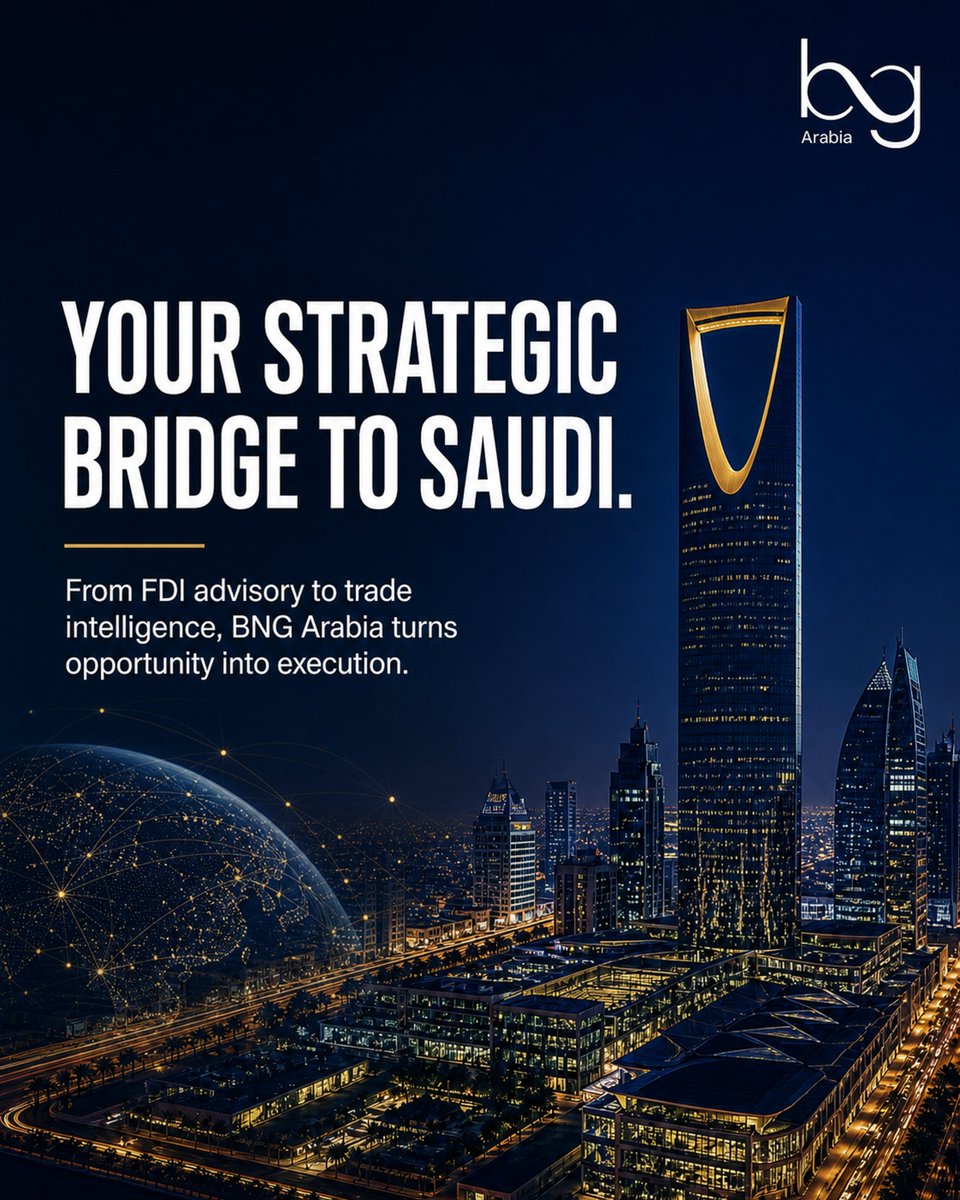 BNGArabia's tweet image. Saudi Arabia is investing $1 trillion into its future.

Early movers are securing dominance.
Late movers will compete.
This isn’t a future opportunity. It’s happening now.

#future #investment #saudi