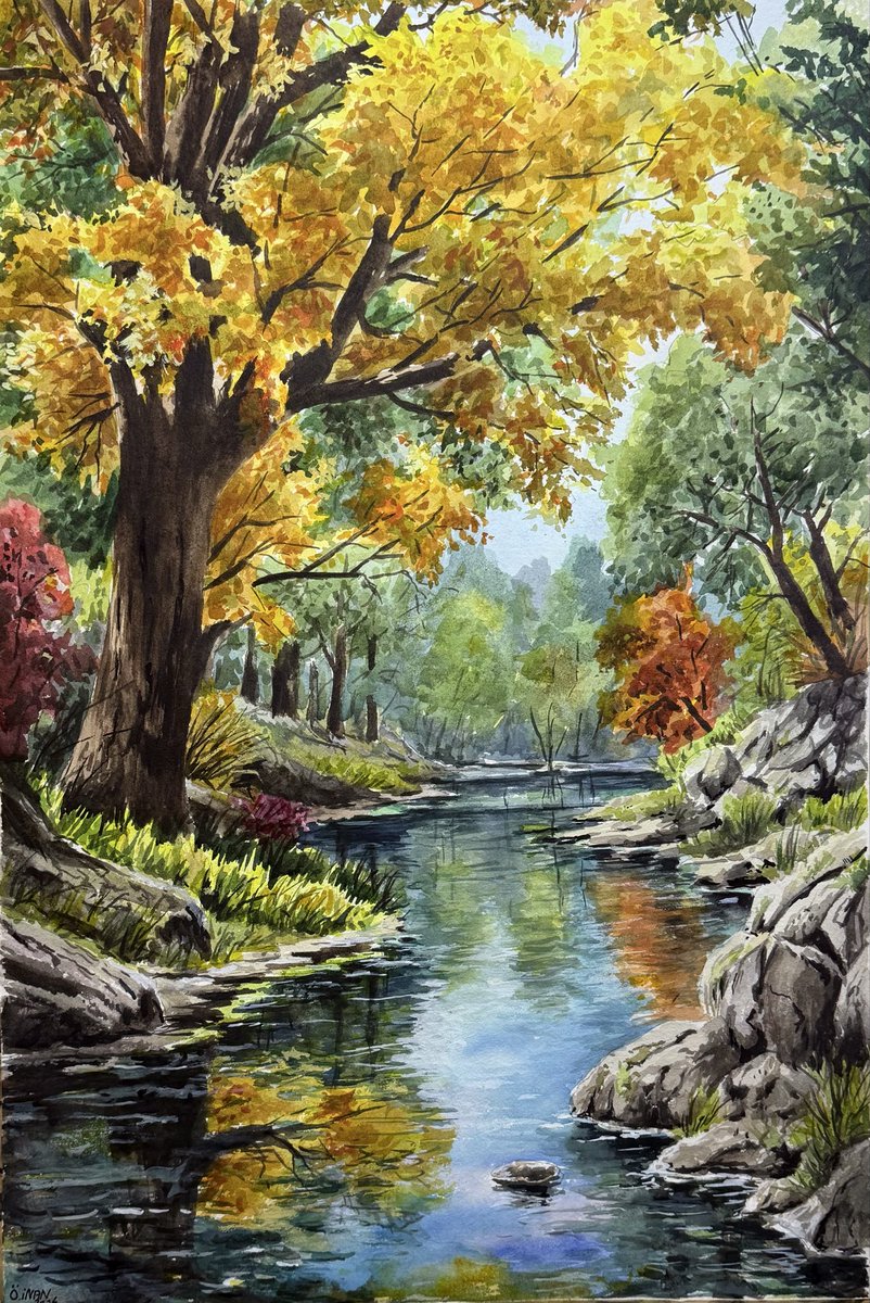 watercolor_inan's tweet image. Suluboya ( Watercolor ) 56x38 cm 
#suluboya #watercolor #painting #artist