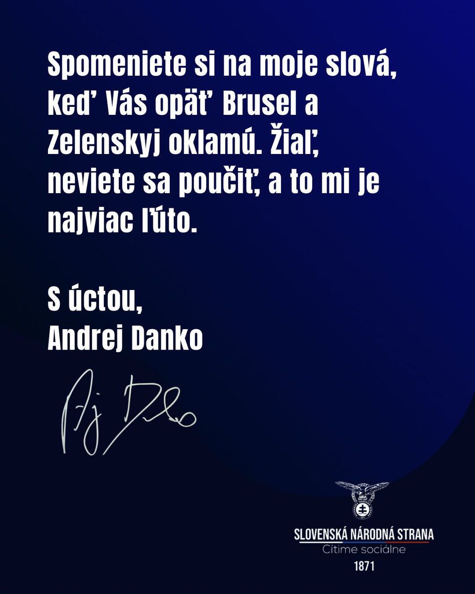 Andrej Danko tweet media