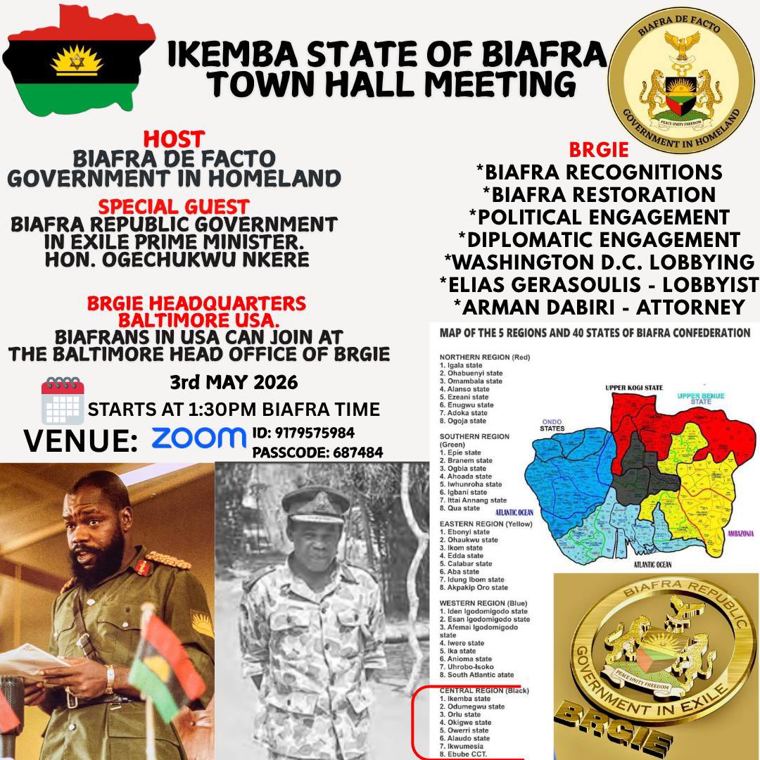 ✡️INFORMATION/MEDIA_COMMUNICATIONS_BRGIE BIAFRA tweet media
