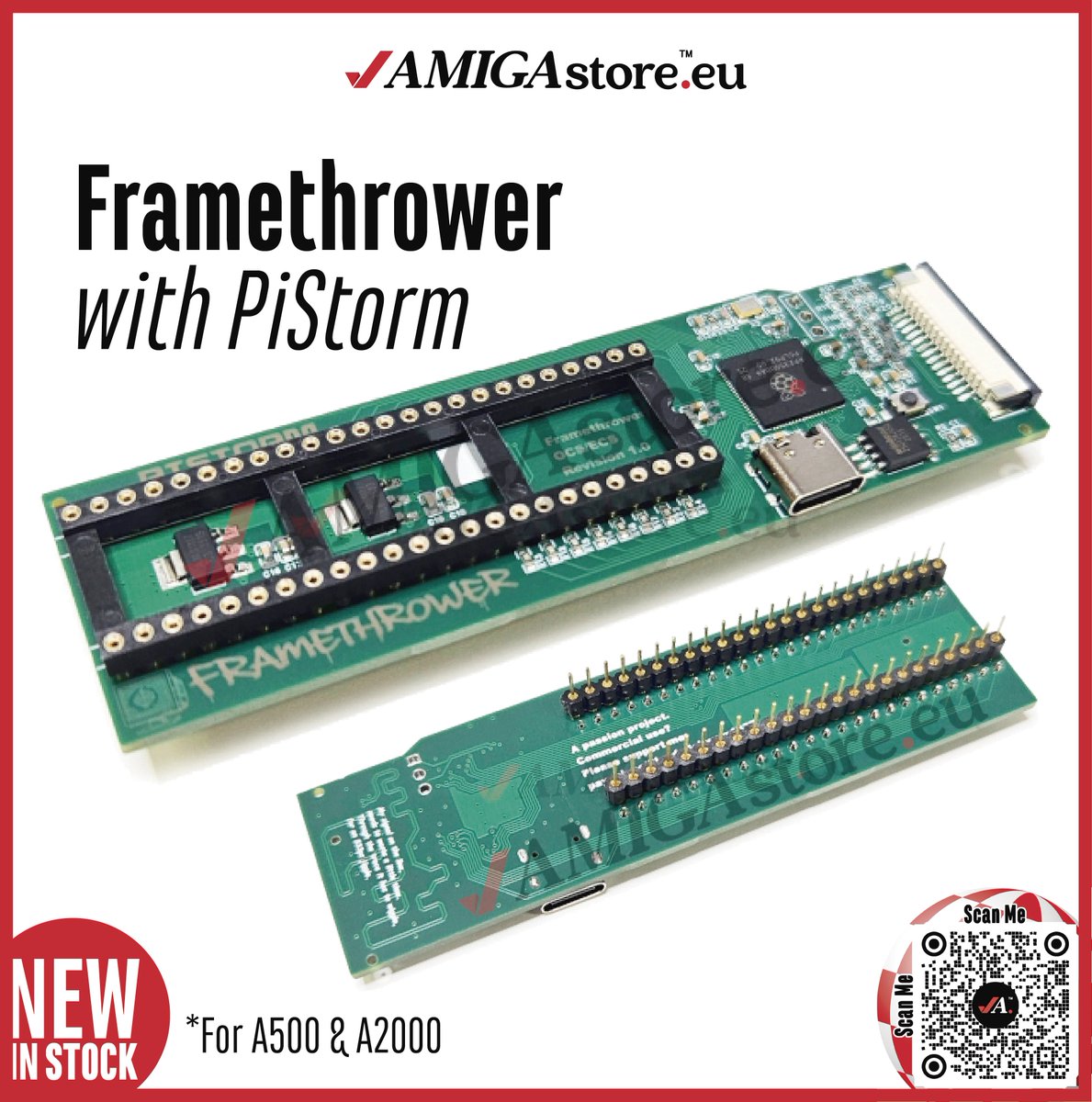 AMIGAstore's tweet photo. Framethrower with PiStorm
For A500 &amp; A2000
https://t.co/430Sm9YQyv ↖️

Choose the Original. We are @AMIGAstore.eu™
Your go-to #AMIGA store

3 years warranty. Installation manual not included.
© Claude Schwarz
Manufactured in-house by #AMIGAstore_eu™

#Framethrower #PiStorm https://t.co/8Zo1tWy4nP