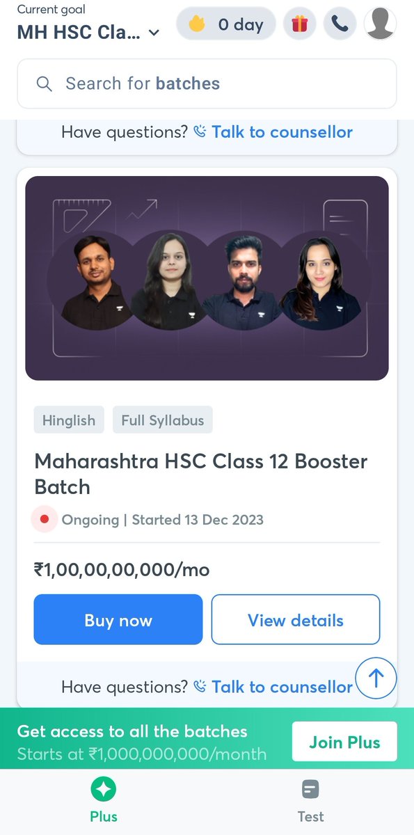 SATYAM_K9's tweet photo. @unacademy bhai yeh poore desh ke bacho ki mahine bhar ki fees hai ya sirf ek bache ki? https://t.co/Nwihowppz4