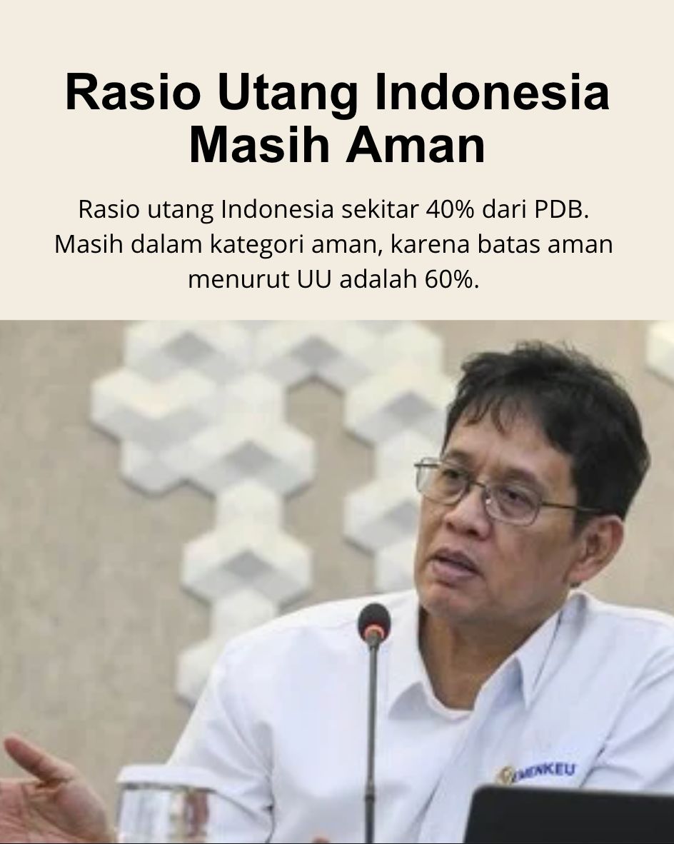 rifki_taruna's tweet image. Masih jauh dari batas maksimal UU, ekonomi kita dikelola dengan hati-hati. #Ekonomi #Indonesia #KeuanganNegara