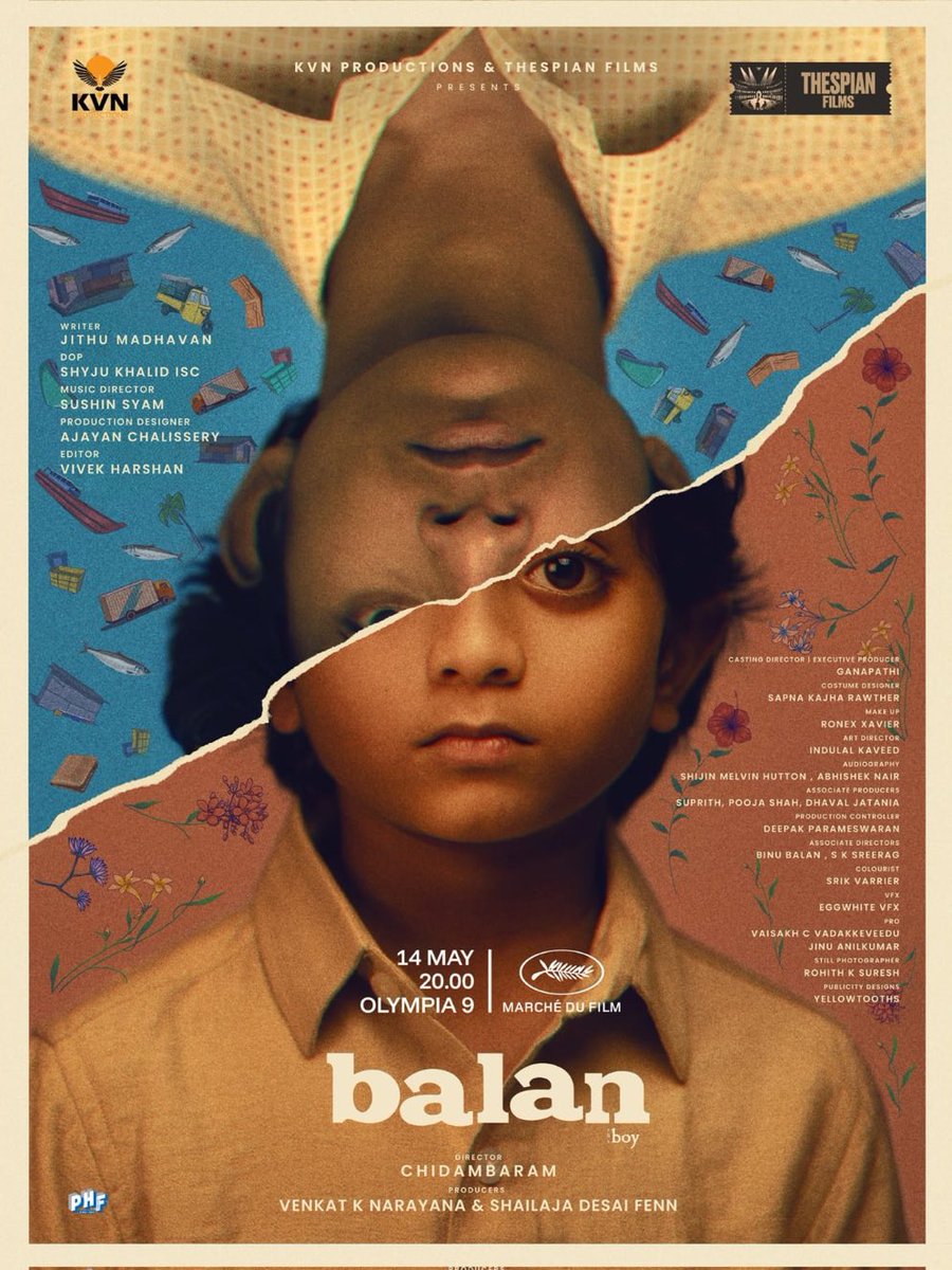 QuereshiAbraam's tweet image. #Chidambaram directorial #Balan to premiere at #Cannes2026