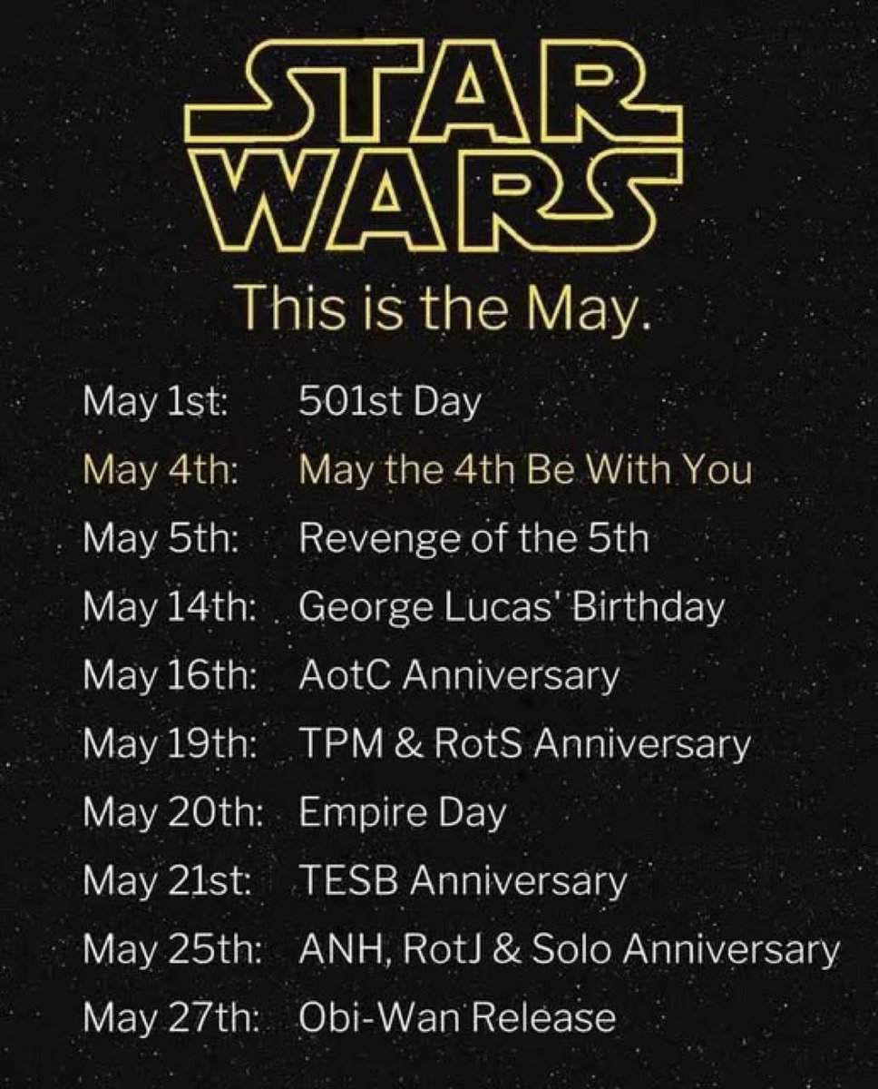 May the 4th be with you tweet media
