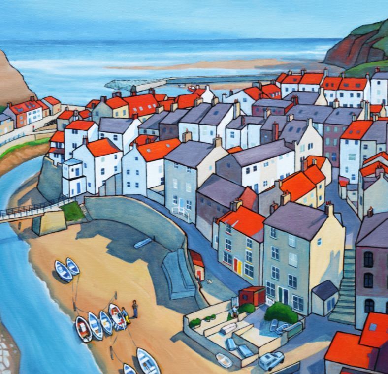ArtistUtting's tweet image. A new painting in Look Gallery in Helmsley - 
Low Sun, Staithes - oil on canvas - 76cm x 51cm - £775.
And a holiday discount - 15% off all prints in my online shop, applied automatically at the checkout throughout May. 
Links in my bio. 

#yorkshireart #staithes #onlineshopping
