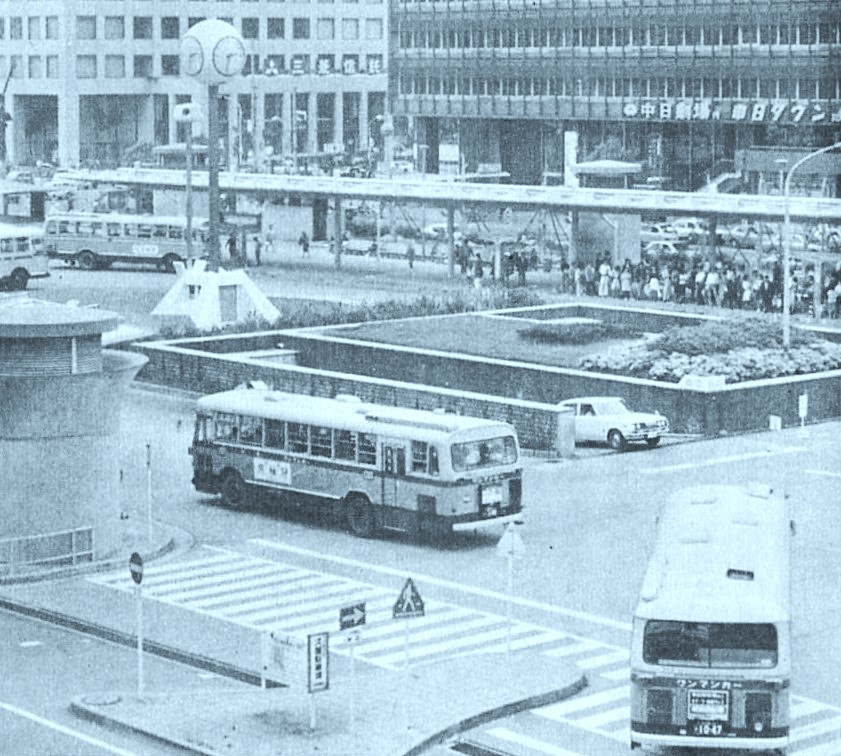 1974年頃の「🚌栄バスターミナル」