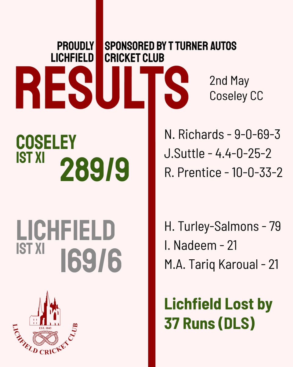 Lichfield Cricket Club tweet media