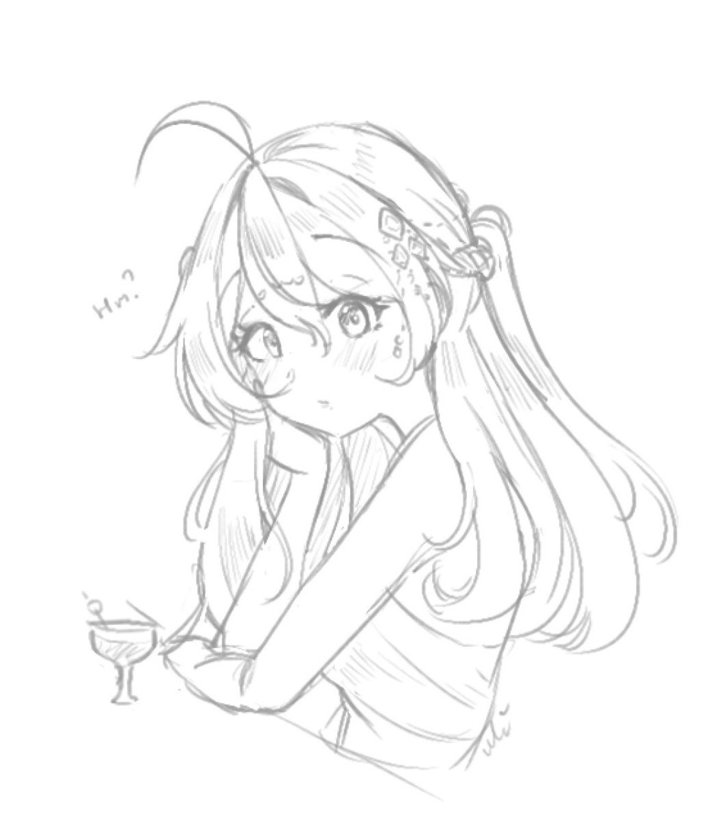 UkichanUki's tweet image. Morning doodle bar girl ^^
#doodle #ukichanart #oc