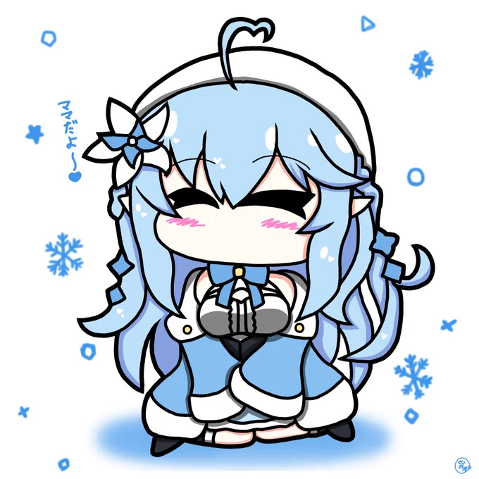 雪花ラミィちゃん…(っ'ω`c)