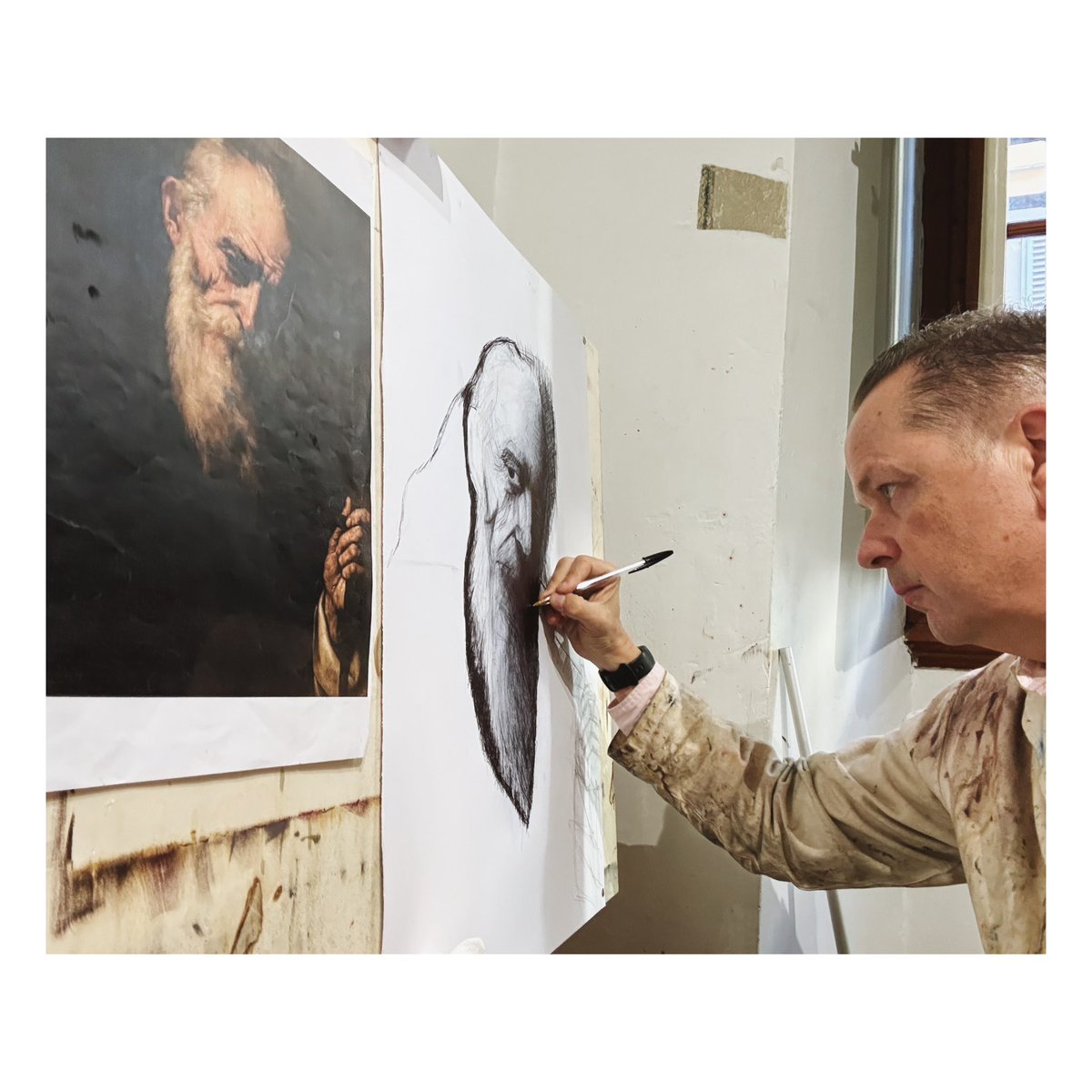 nickdemarco_'s tweet image. Had a wonderful time in Florence with the week long art class at Apollo art studio.

Learnt so much, did 4 drawings I really enjoyed (charcoal, pen and 2 sanguine) and made my fist sculpture. Excellent teachers &amp;amp; students Can’t wait to come back!
#art #florence #italy #drawing