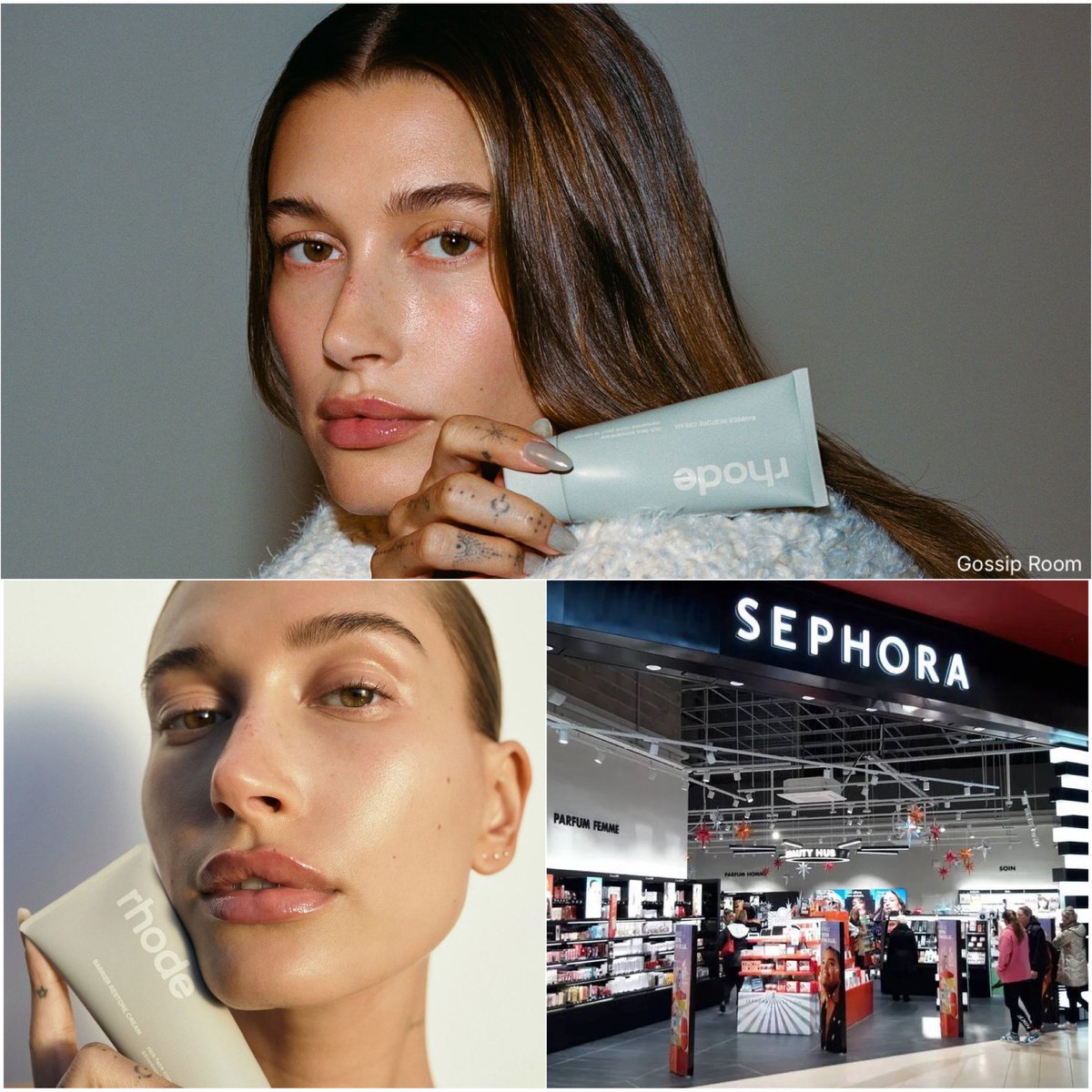 GossipRoomOff's tweet photo. 🚨 Bonne nouvelle ! La marque de cosmétiques Rhode, créée par Hailey Bieber, annonce enfin son arrivée en France en septembre 2026 chez Sephora !

C’est officiel : la marque ultra-tendance débarque enfin chez nous. Connue pour ses produits minimalistes et son esthétique clean girl, Rhode s’est déjà imposée comme un incontournable beauté à l’international.

Au programme : des soins efficaces, des formules simples et une image ultra léchée qui fait déjà le buzz sur les réseaux sociaux. 💄🇫🇷 (via Grazia)