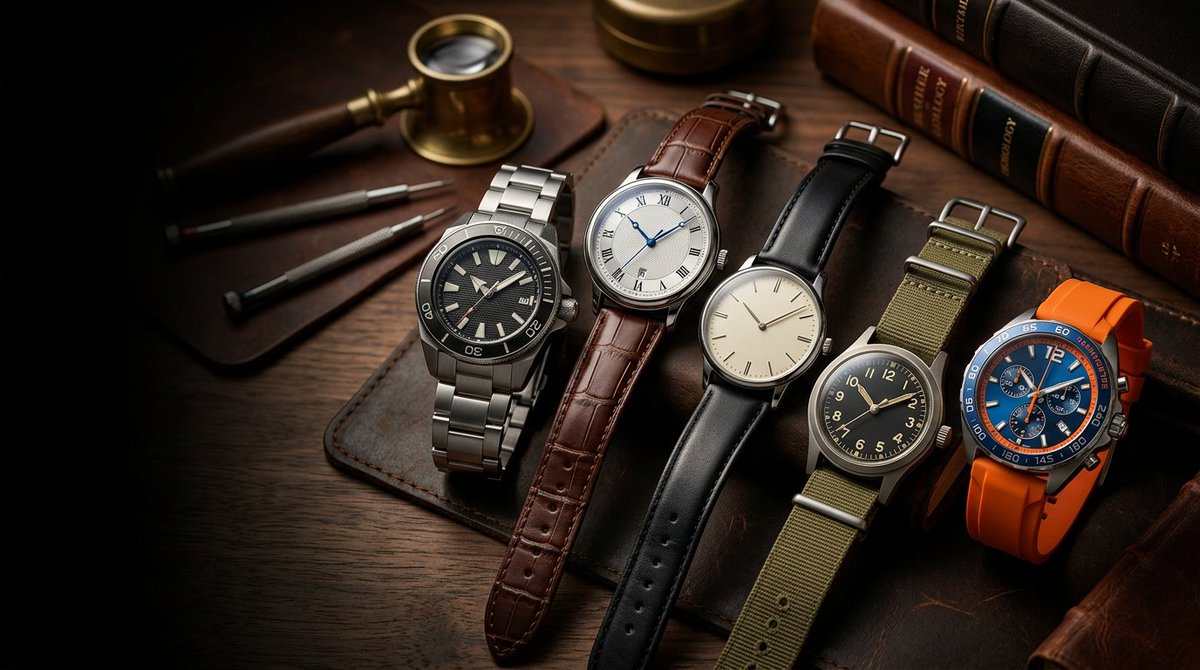 FashDirect's tweet image. Looking for a watch beyond the obvious big names?

Discover 5 lesser-known watch brands worth knowing: Ball, Armand Nicolet, August Steiner, Benrus &amp;amp; Briston.

Read the guide:
fashdirect.com/lesser-known-w…

#Watches #WatchStyle #FashDirect