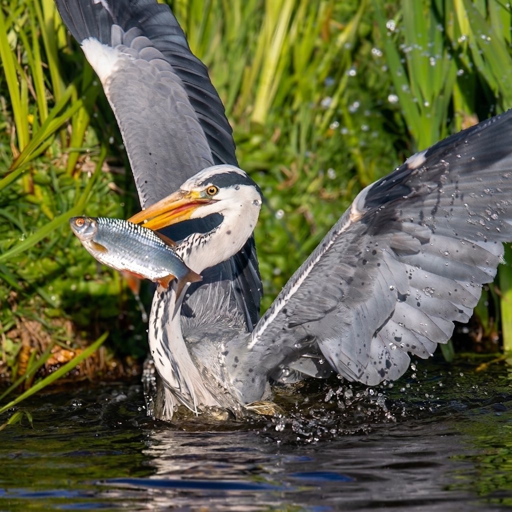 Blauwe reiger VS blankvoorn @ Ackerdijkse plassen
#blauwereiger #greyheron #birds #birdwatching #birding