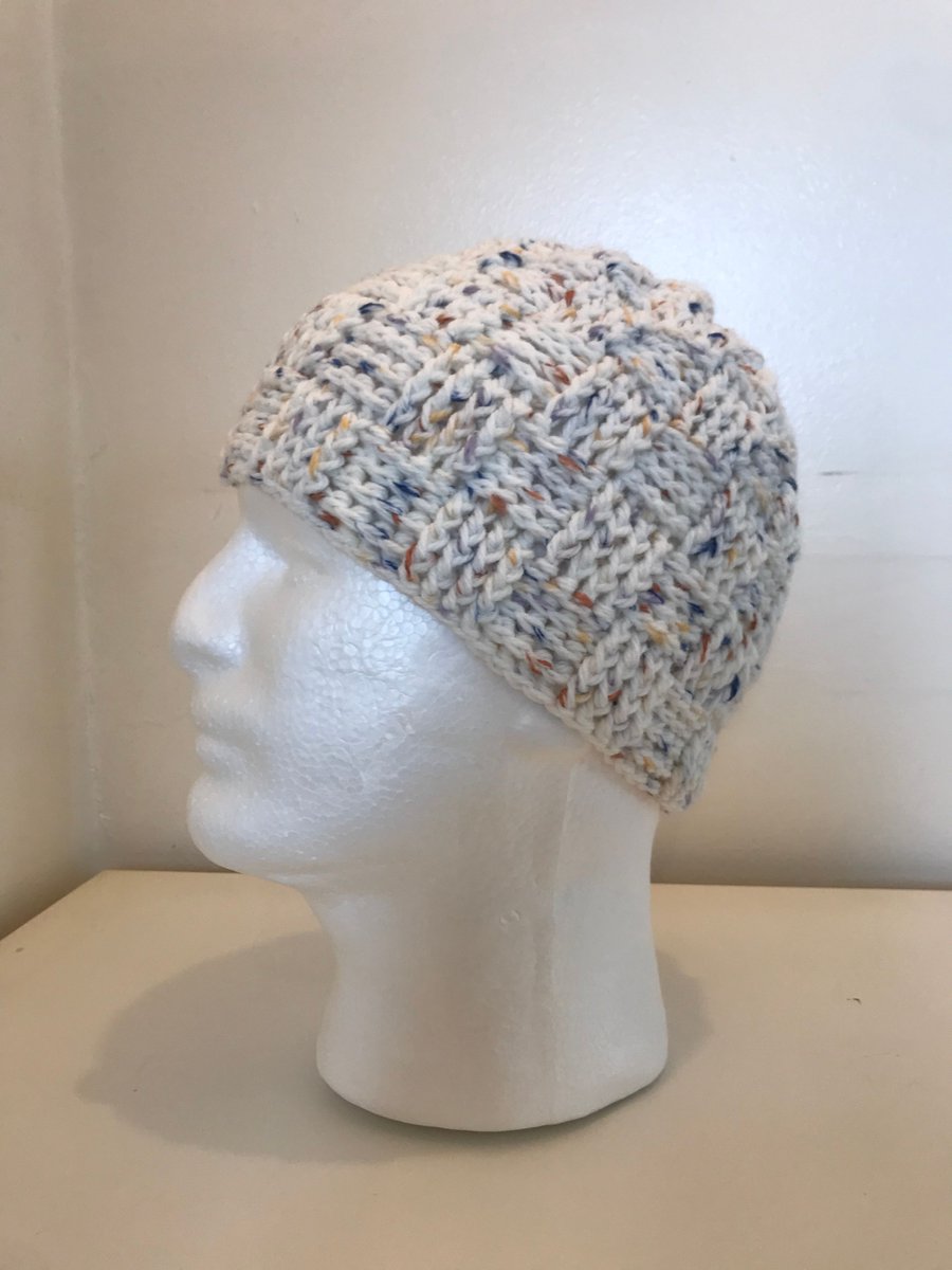 anthonybrighton's tweet image. Small Adult Cream/Speckled Basketweave Beanie - 22" Circumference - anthonybrighton.etsy.com/uk/listing/106…  - #beanie #hat #crochet #handmade #etsy #etsyretwt #ATEtsyRT #Basketweave #anthonybrighton