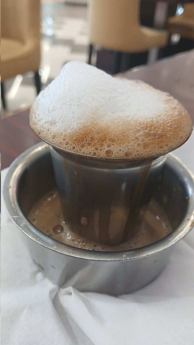 imranSa11984161's tweet image. COFFEE :  South Indian Filter Coffee, also known as Kaapi. It is a cultural staple, particularly in states like Tamil Nadu and Karnataka, prized for its unique preparation and intense flavor! #FilteredCoffee #Coffee #SundayMorning #SouthIndian #KeralaCoffee #Immi76 #Dubai🇦🇪