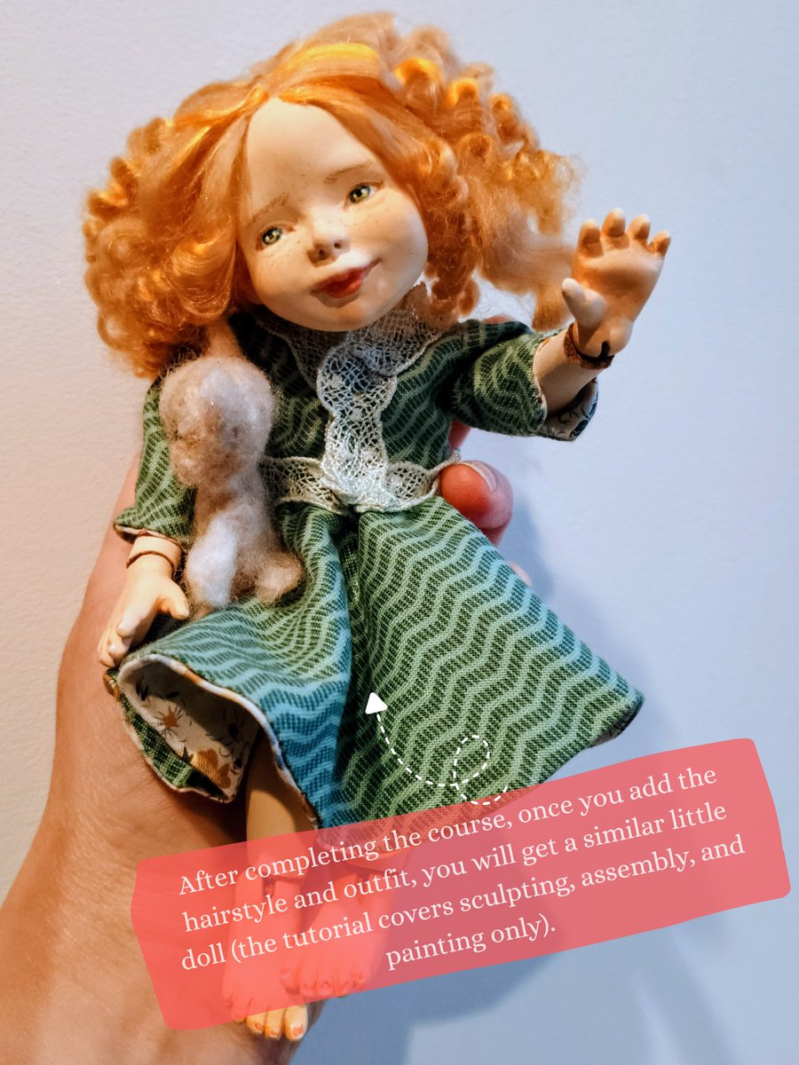 AmiZhm6349's tweet image. Do you want to sculpt your first ball-jointed doll?
I wrote the Tutorial, and recorded a lot of videos for you ❤️

amitoyshandmade.etsy.com/listing/446756…
#bjd #dollsculpt #Sculpting #diydoll #dollmaking #howtosculpt #clayart #tutorialdoll #dolltutorial #patternrelease #bjd人形 #bjdhandmades