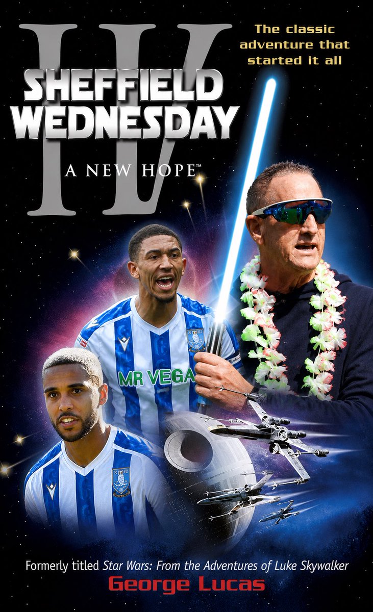 dbowler17's tweet photo. Sheffield Wednesday 
A new hope 😂 
@swfc @storchyowl  #swfc https://t.co/8AnDPCRTPP