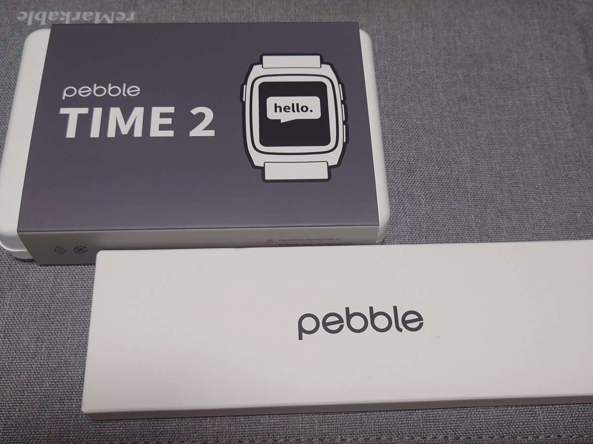 Pebble Time 2
来たわよ〜