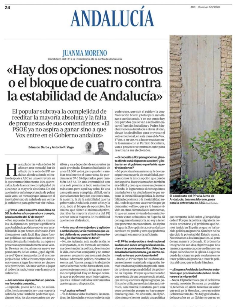 Juanma Moreno tweet media