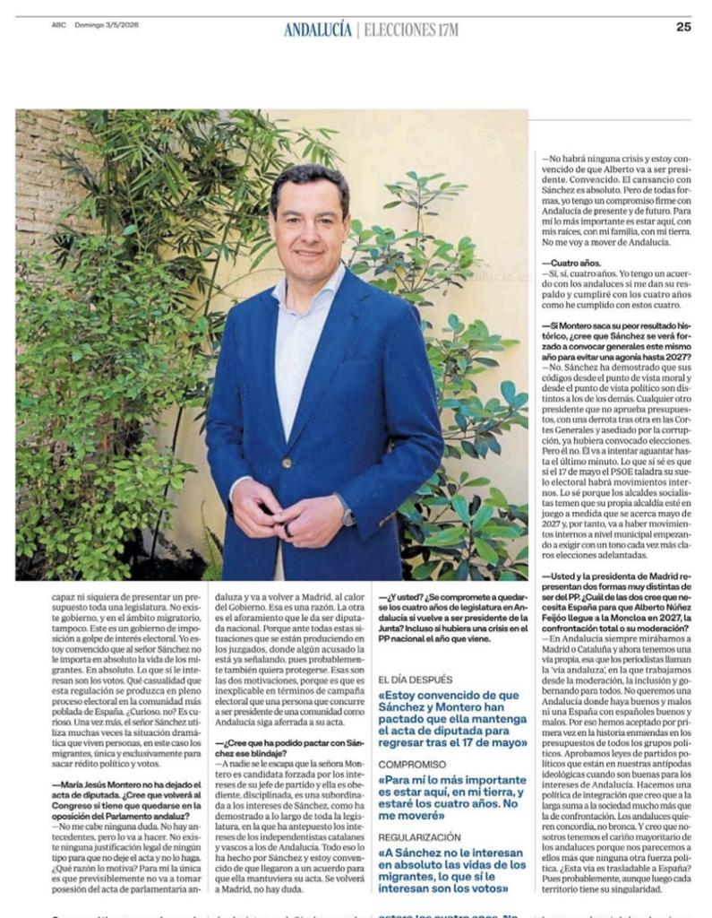 Juanma Moreno tweet media