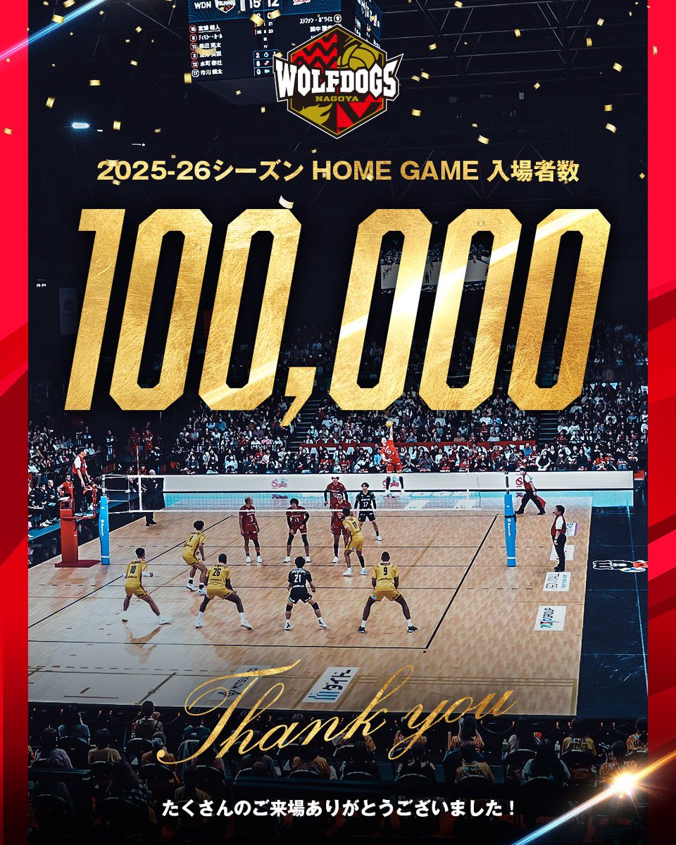 ウルフドッグス名古屋 tweet media