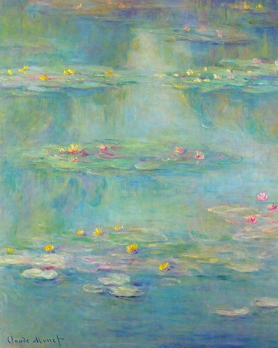 ArtMyWorld2's tweet photo. Los nenúfares de Monet https://t.co/WvJUtWgvmQ