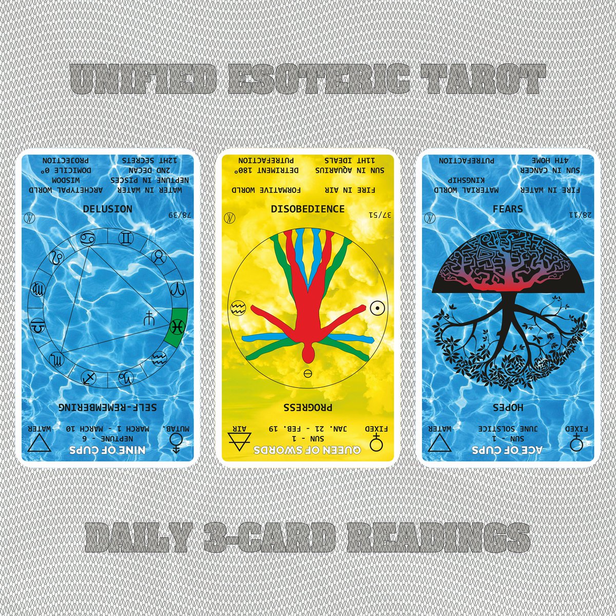 brushvox's tweet image. 05.03.2026. The deeper you dig, the more frightening things you will learn about yourself. patreon.com/posts/sunday-3… Have a nice day! #attilakarpathy #unifiedesoterictarot #tarot #tarotreading #threecardreading
