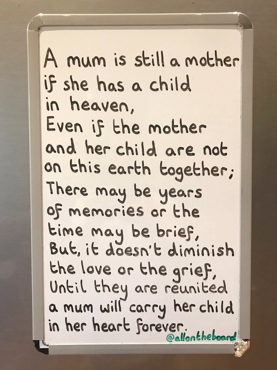 allontheboard's tweet photo. Today is International Bereaved Mother’s Day. Sending love to all of the mums in the world who have children in heaven. 

#InternationalBereavedMothersDay https://t.co/iuhdZE81ld