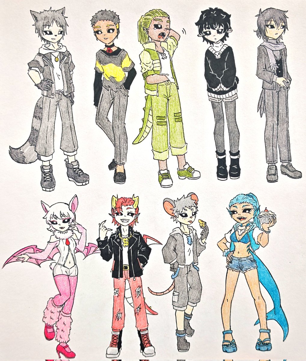 VJY_5191's tweet image. 🌈💀
#SmilingCrittersOC #smilingcritters  #nightmarecrittersOc #nightmarecritters