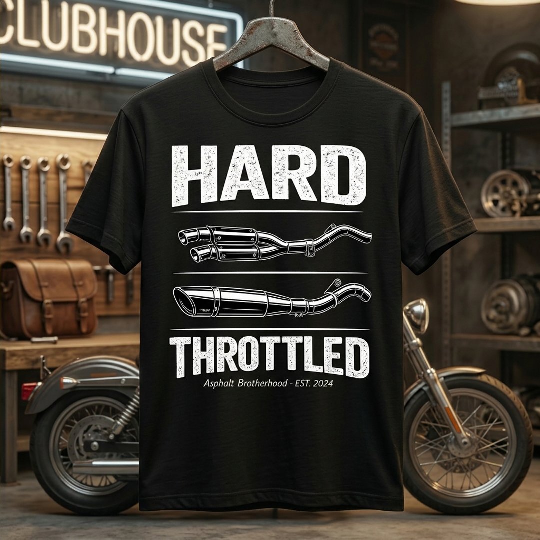 💨 Full pull. No hesitation. Always hard throttled.

HARD THROTTLED — for the rider who gives it everything, every time. Exhaust pipes. Raw power. Zero compromise.

⚡ UP TO 40% OFF SITEWIDE — Limited time!
👉 Link in bio → teepublic.com/user/brackets-…

#hardthrottled #exhaustpipe