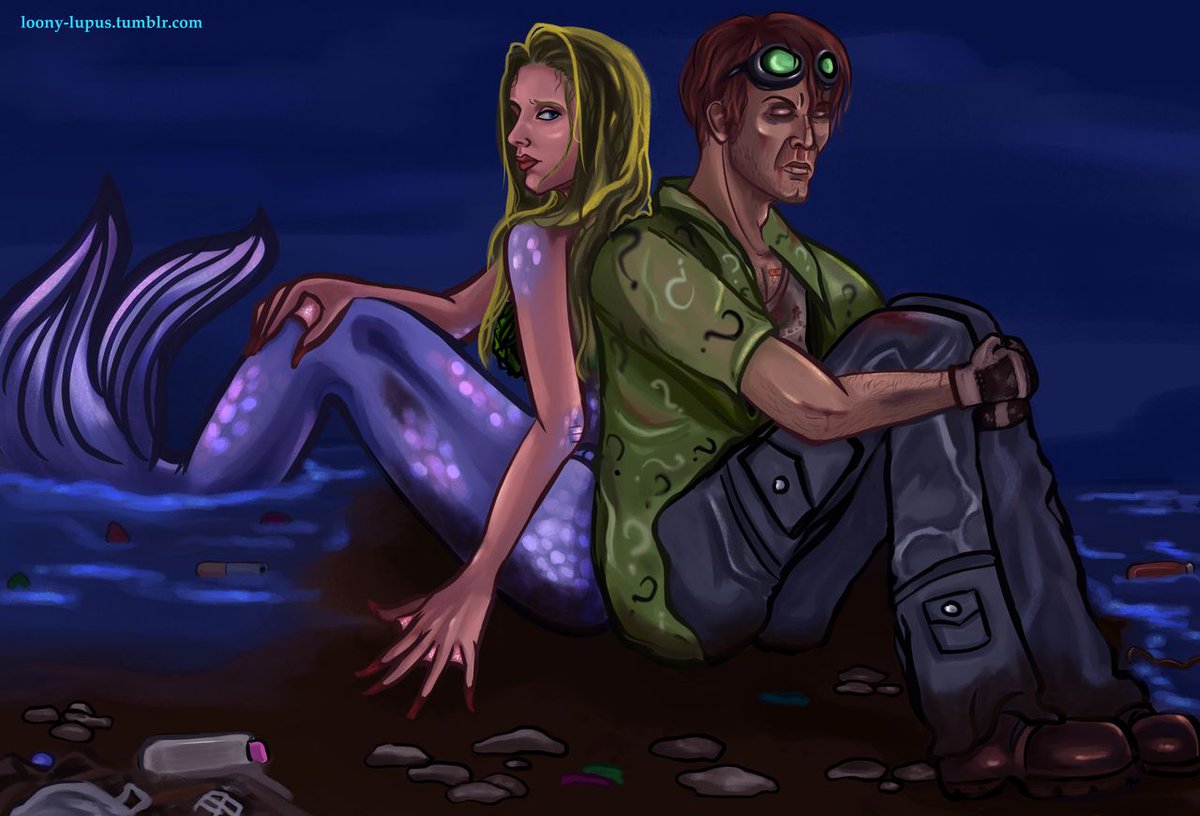 LoonyLupus's tweet photo. #riddler #oc #arkhamverse #batman #dcu #mermaid #mermay #arkham #mermay2026 #riddlerxoc #fanart #digitalart #art #canonxoc #originalcharacter   
Re-uploading this last year thing I fixed. https://t.co/uMe6JKFSKG
