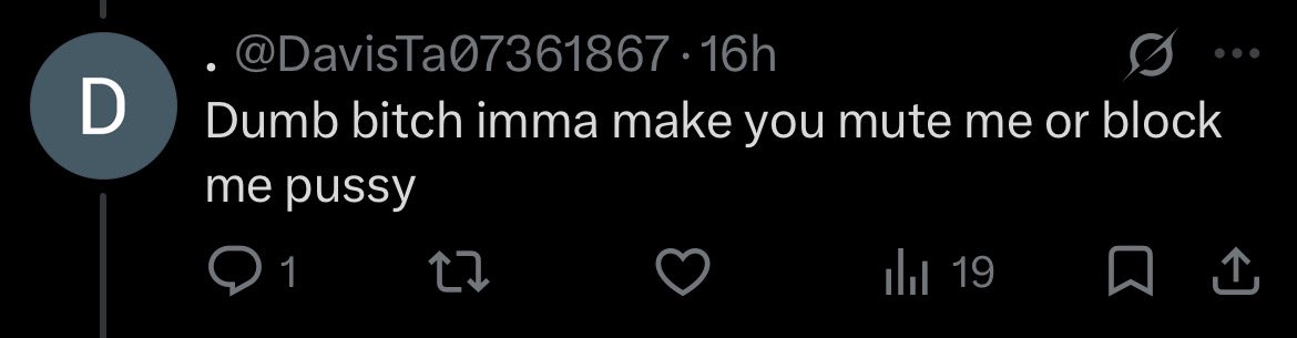 prophetclips's tweet photo. @gx_leroy @beach4_u @LawsProphet @Colepfeiffebig @HipHop_Debates @DavisTa07361867 @dingoatembabi23 @cas95912 @Vestwitt @Askwhyisit It’s ok, i I know it hurt that I told you 16h ago what would happen and then tricked you into doing it like the slow bitch you are and now it’s on screenshot so your only answer is to show another man helping you.
You lost I made you blocked me bottom line pussy bitch https://t.co/ntlp4keTlu