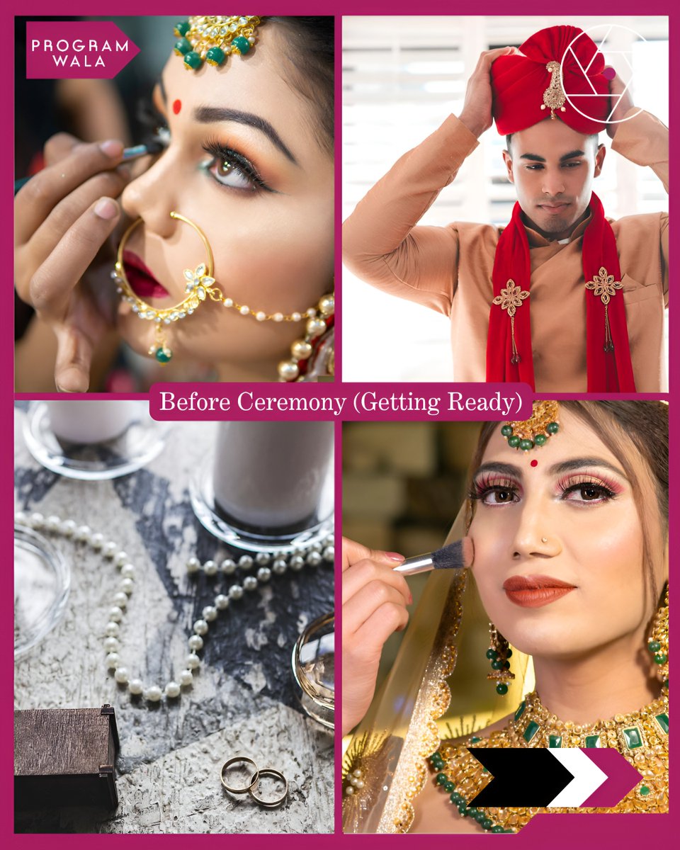 program_wala's tweet image. From the first ritual to the final goodbye, every moment has its perfect time ⏳✨
Know what happens when, so you can live every second stress-free 💍🤍

DM or call on 8400128910
Visit- programwala.com

#IndianWedding #WeddingVibes #BridalGlow #bridalMakeup #viral