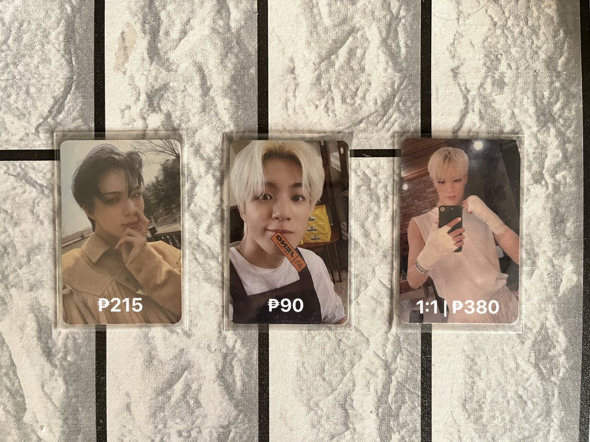 watermeloncart_'s tweet photo. #watermelonbentables

wts lfb ph

Jeno pcs

• Hot Sauce Chilling Ver. - ₱215
• Cafe pc - ₱90
• We pc (Jeno Pacquiao) - 1:1 | ₱380
• set - ₱450

mop: gcash
mod: jnt | flash express | lbc

t.  wts wtb wtt lfs lfb nct dream jeno hotsauce pacquiao we boom pc pcs onhand https://t.co/n9qHnOHLLs