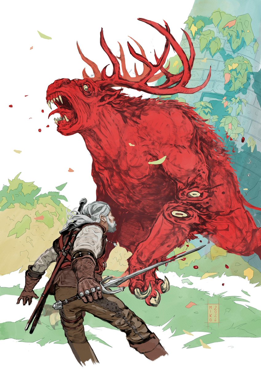 Miko_doodles's tweet image. Witcher 3: Blood and Wine fanart from earlier this year

#thewitcher #fanart #illustration