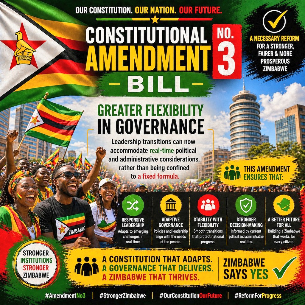 JeremiahMb65631's tweet image. CAB3 is our future,let's embrace it with dignity The second Republic is leading with innovation. under the leadership of H.E Cde DR E.D Mnangagwa 

"MORE WORK LESS POLITICS"
#Vision2030 
#BILL3 bho zvekuti.